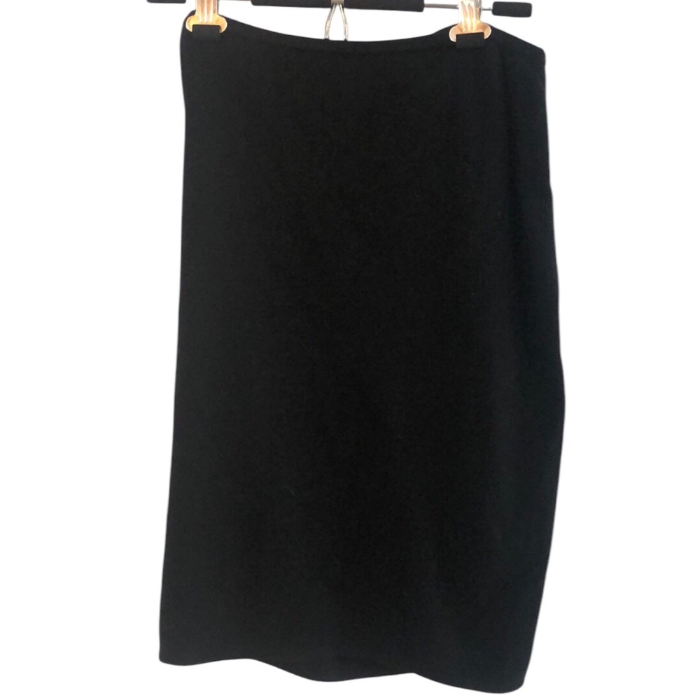 August Silk Logic Black Pencil Skirt